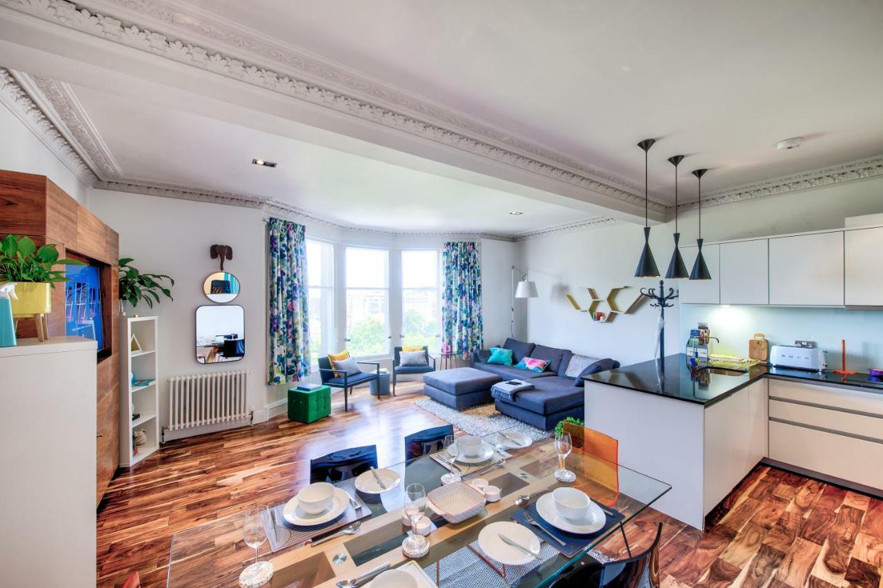 エディンバラModern Flat With Fantastic Viewsアパートメント エクステリア 写真