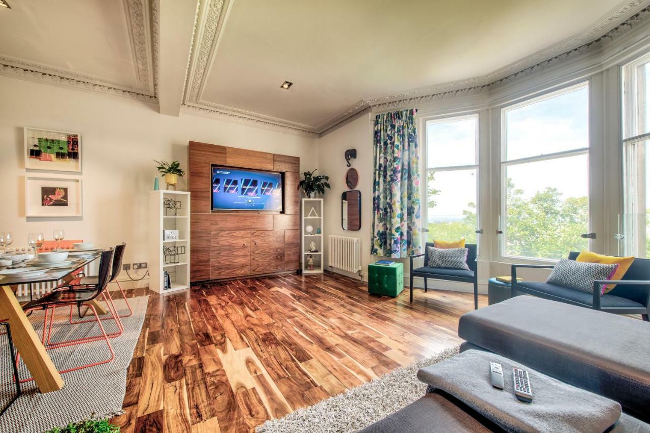 エディンバラModern Flat With Fantastic Viewsアパートメント エクステリア 写真